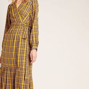 Anthropology Dalton Wrap Maxi Dress